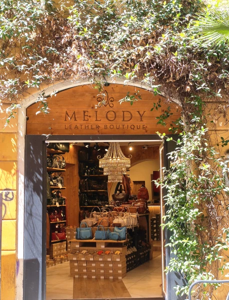a shop in Trastevere quarter in Rome