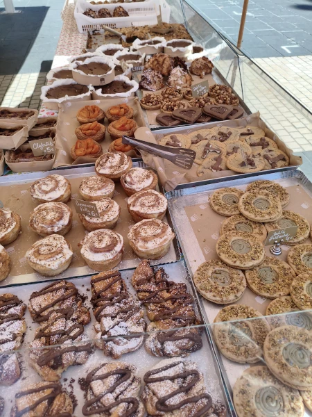 pastries in the market of Nice